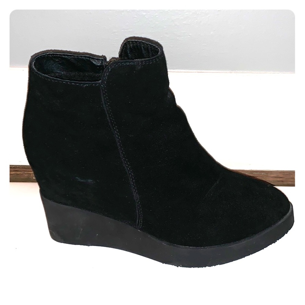Black Betsy Suede Booties